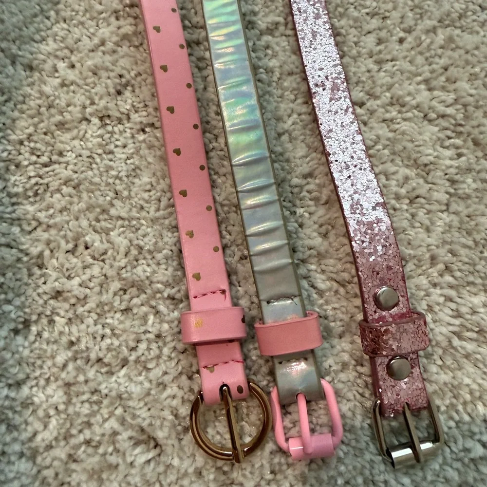 Little Girl Belt Set of 3